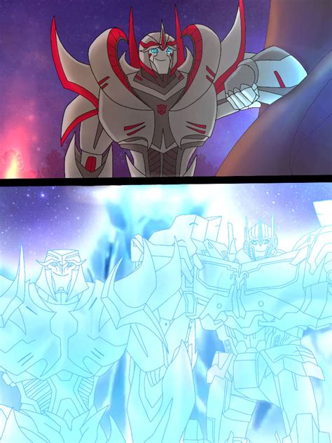 Ultra Magnus caught Wheeljack staring at him with a grim expression on his scarred face plate. . Transformers prime fanfiction